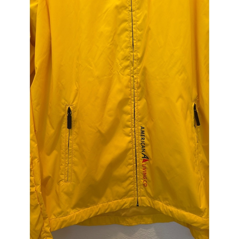 NWT American Living Yachting Jacket Yellow Sailing Windbreaker Men's Medium US-7 - Picture 9 of 16